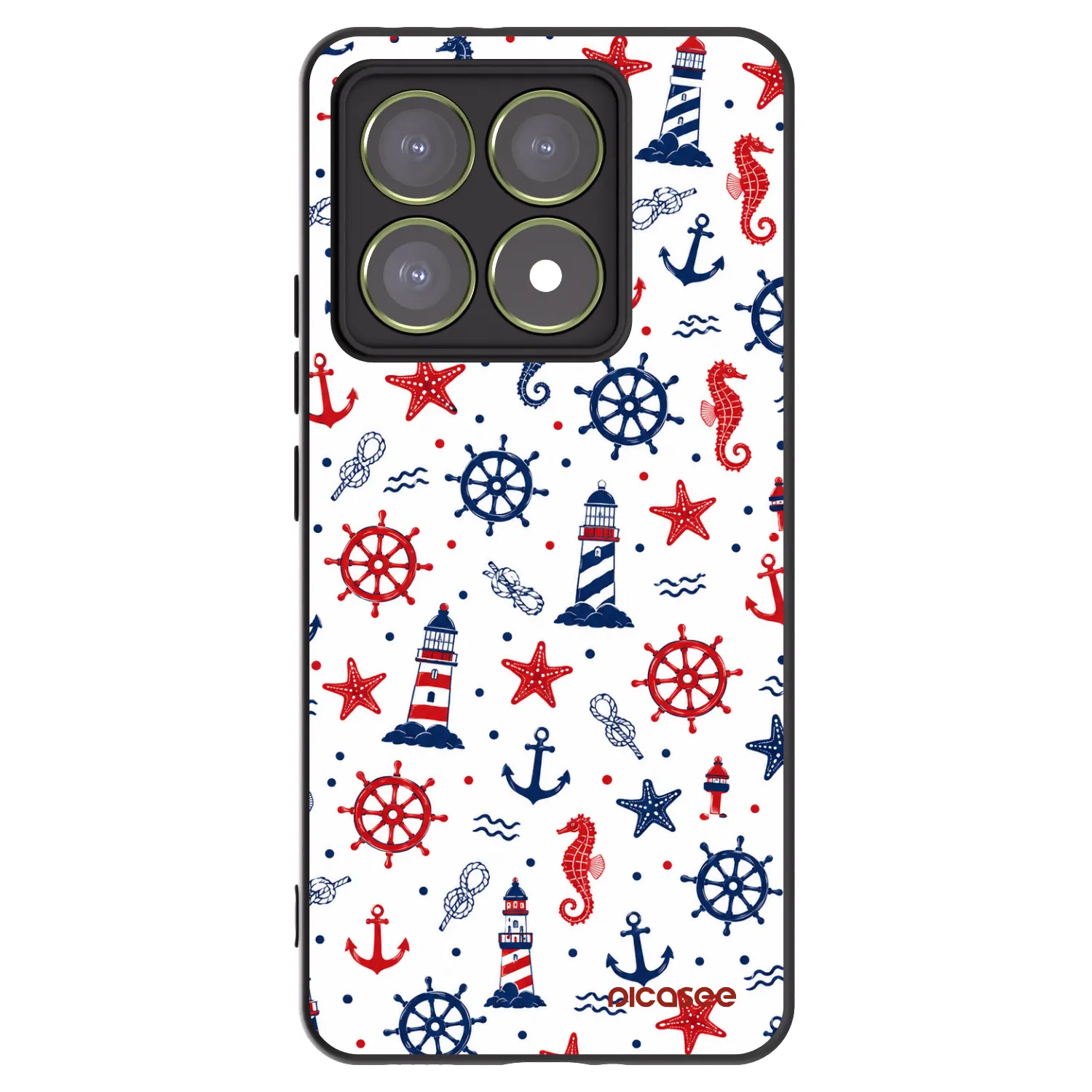 Picasee silikonowe czarne etui na Xiaomi 14T - Sailor Vibes