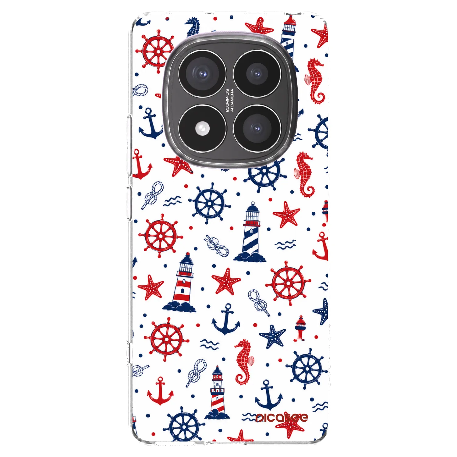 Picasee silikonowe przeźroczyste etui na Xiaomi Redmi Note 14 Pro+ 5G - Sailor Vibes