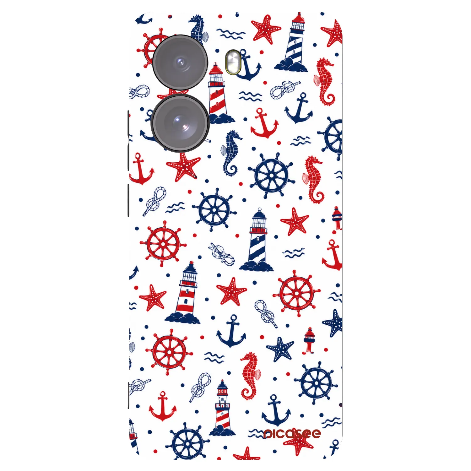Picasee silikonowe czarne etui na Xiaomi Poco X7 - Sailor Vibes