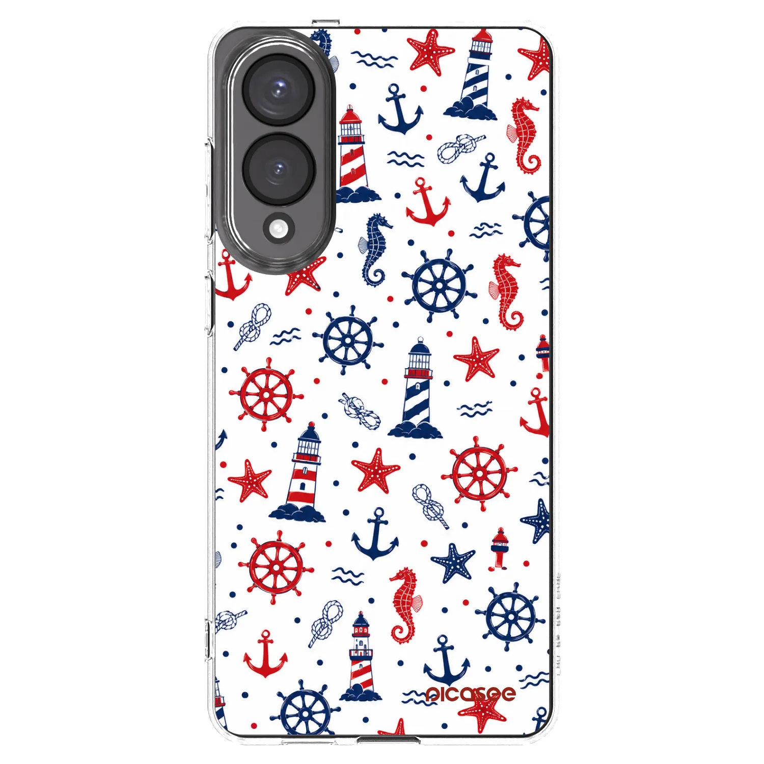 Picasee silikonowe przeźroczyste etui na Samsung Galaxy S25 Edge 5G - Sailor Vibes