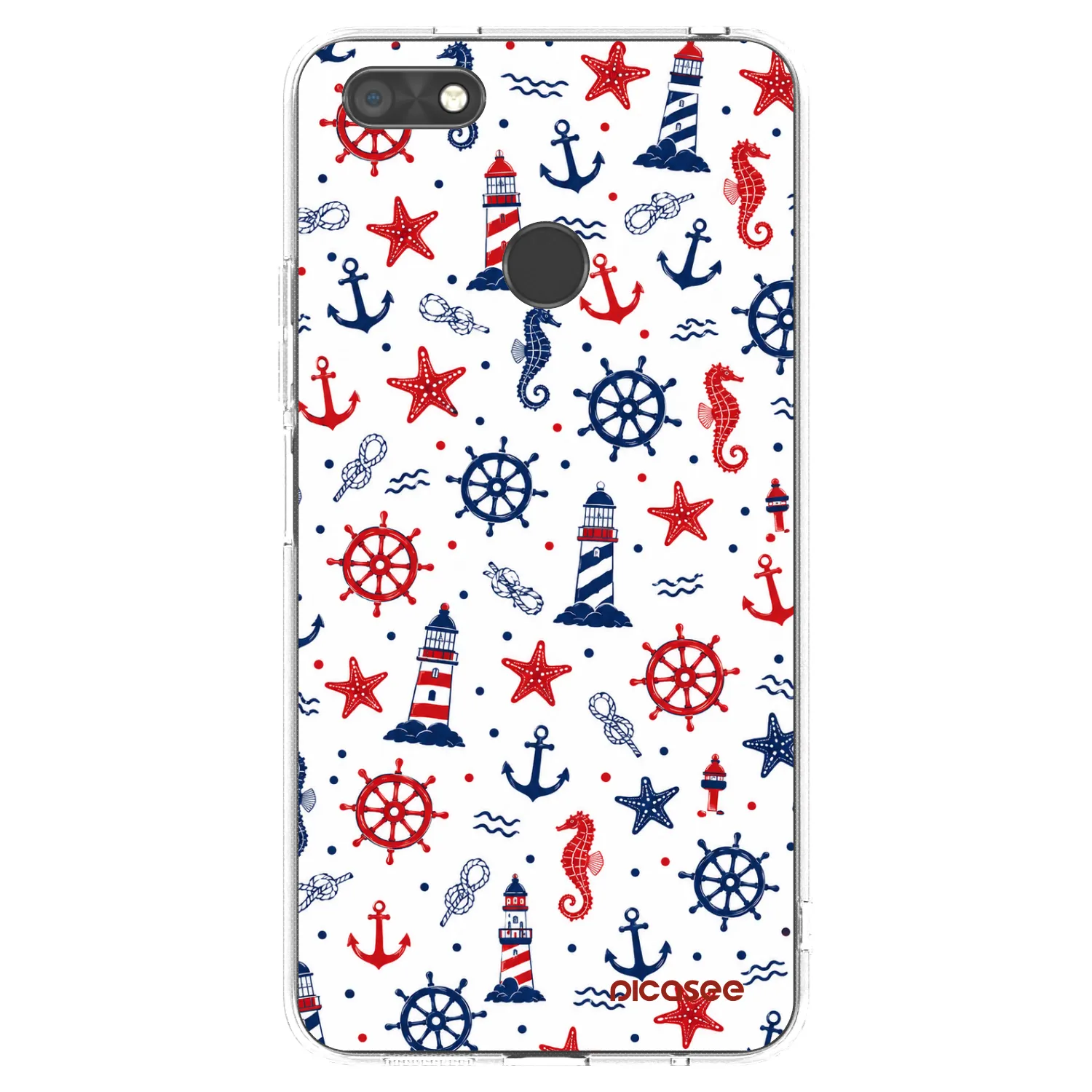 Picasee silikonowe przeźroczyste etui na Huawei P9 Lite Mini - Sailor Vibes