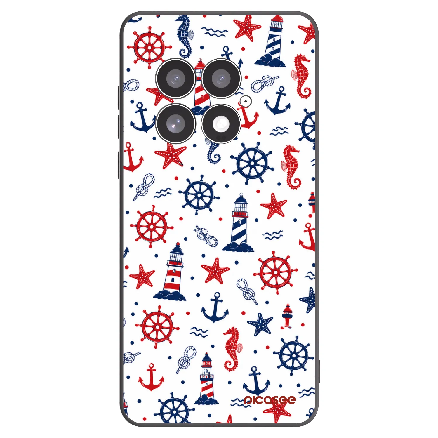 Picasee silikonowe czarne etui na OnePlus 13 5G - Sailor Vibes