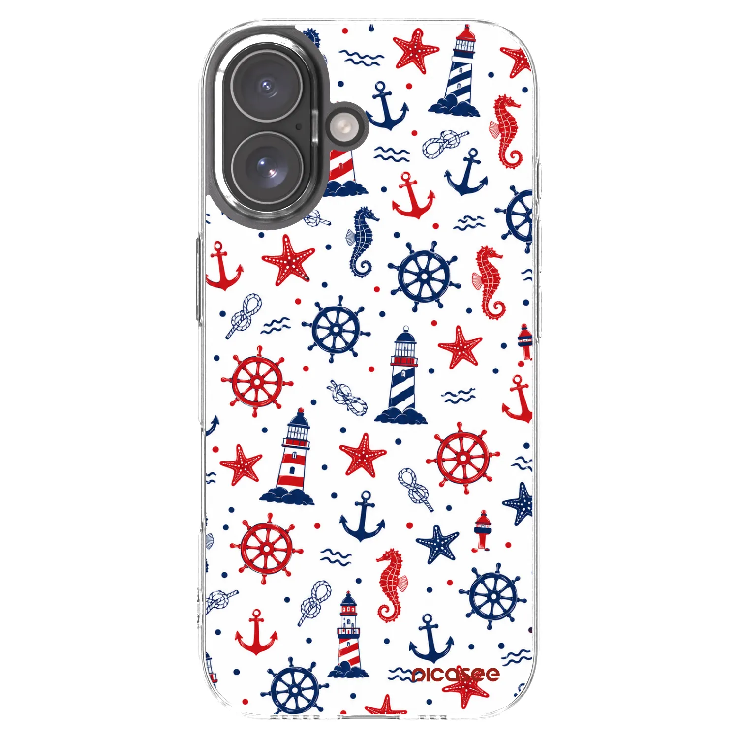 Picasee silikonowe przeźroczyste etui na Apple iPhone 17 - Sailor Vibes