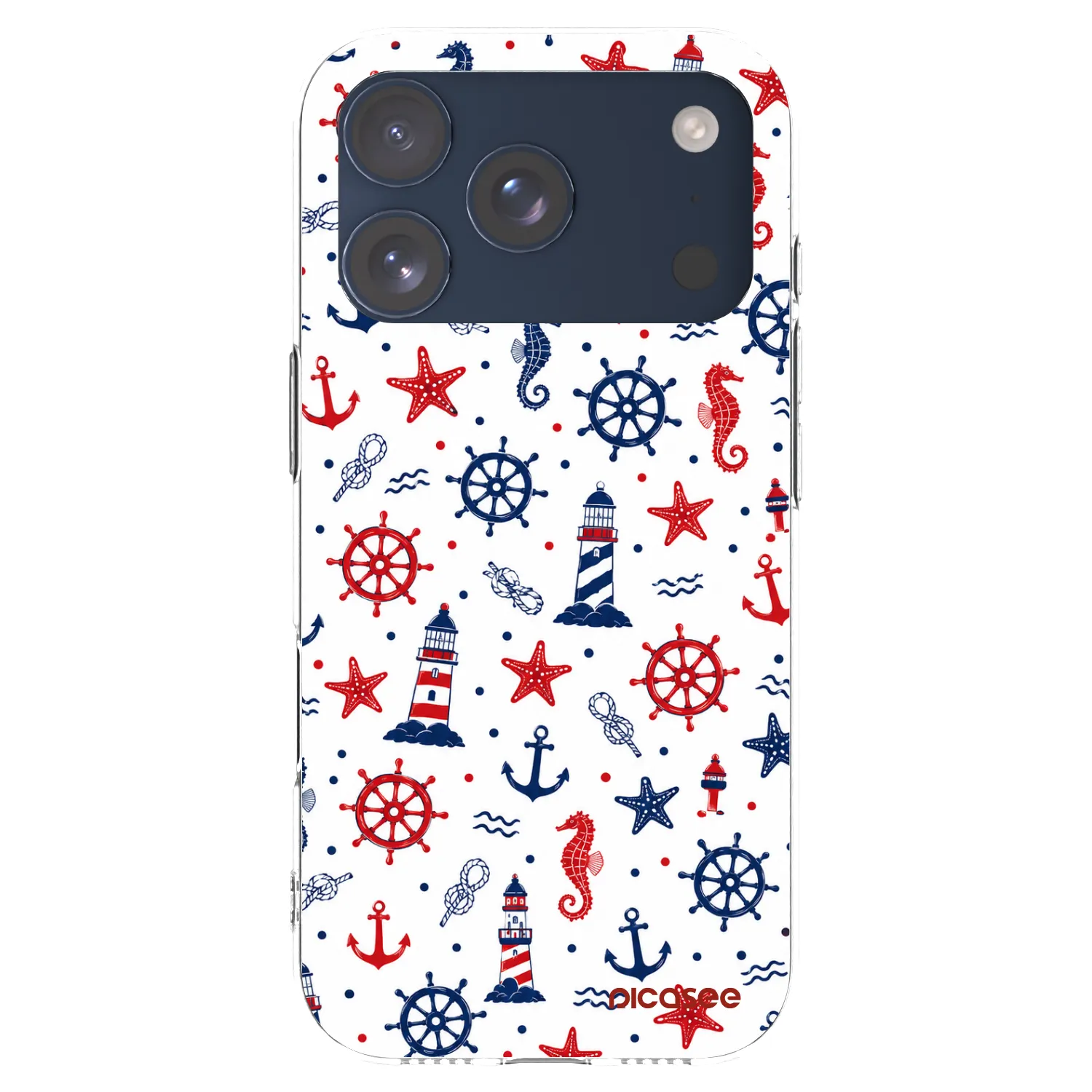 Picasee silikonowe przeźroczyste etui na Apple iPhone 17 Pro - Sailor Vibes