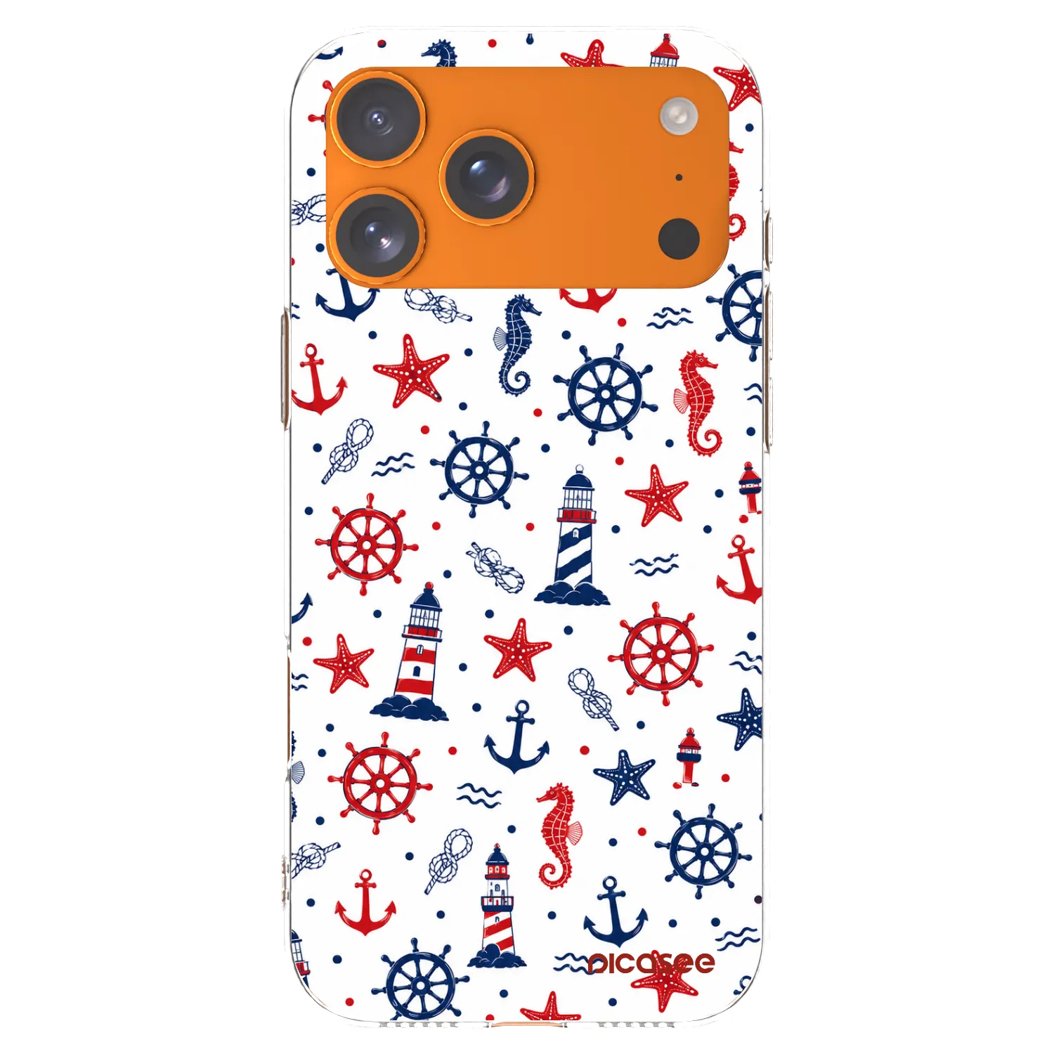 Picasee silikonowe przeźroczyste etui na Apple iPhone 17 Pro Max - Sailor Vibes