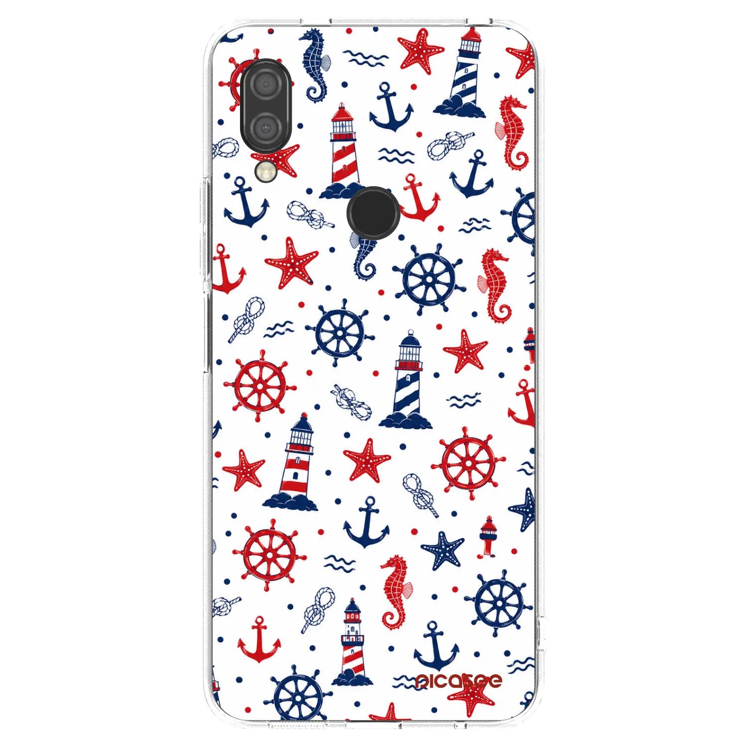 Picasee silikonowe przeźroczyste etui na Xiaomi Redmi 7 - Sailor Vibes