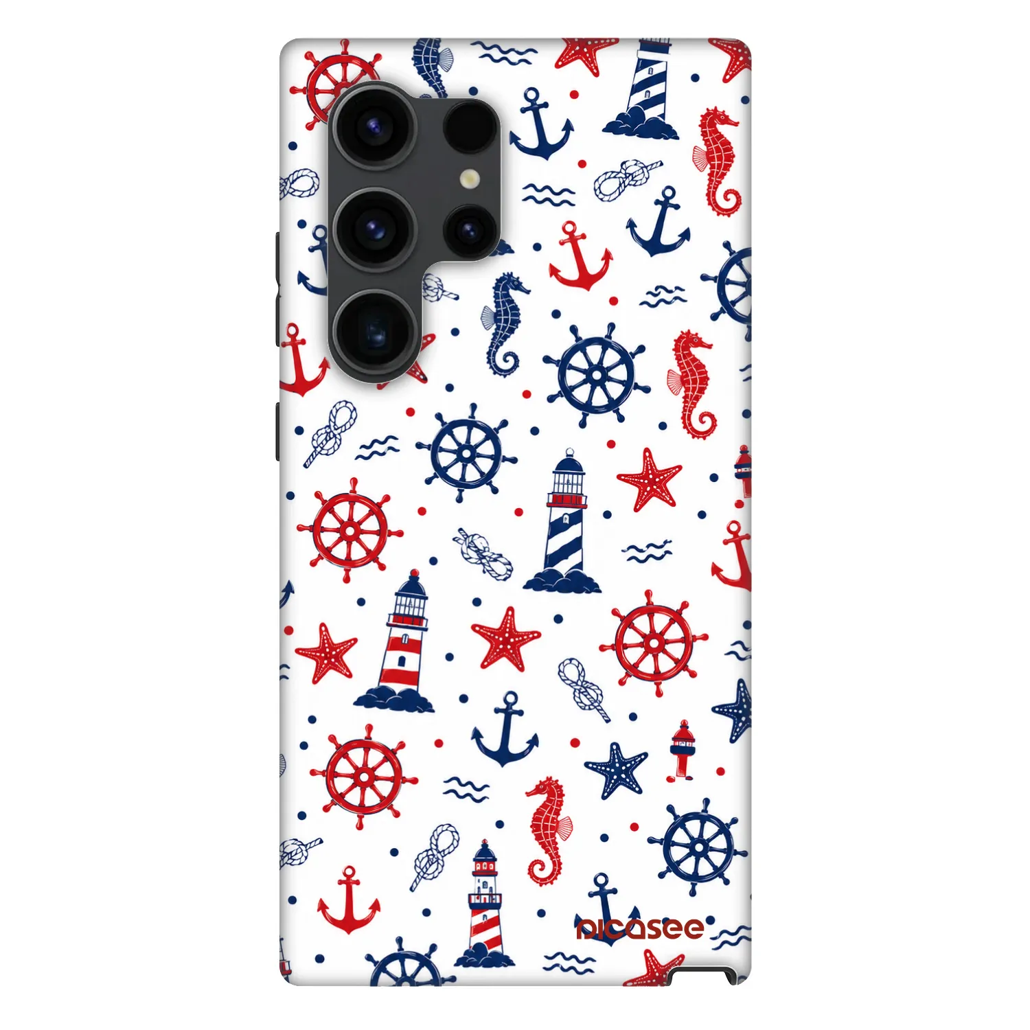 Picasee Fashion Case PowerShare pro Samsung Galaxy S24 Ultra S928B 5G - Sailor Vibes