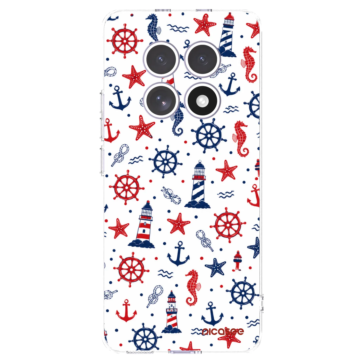 Picasee silikonowe przeźroczyste etui na Xiaomi Redmi Note 15 4G - Sailor Vibes