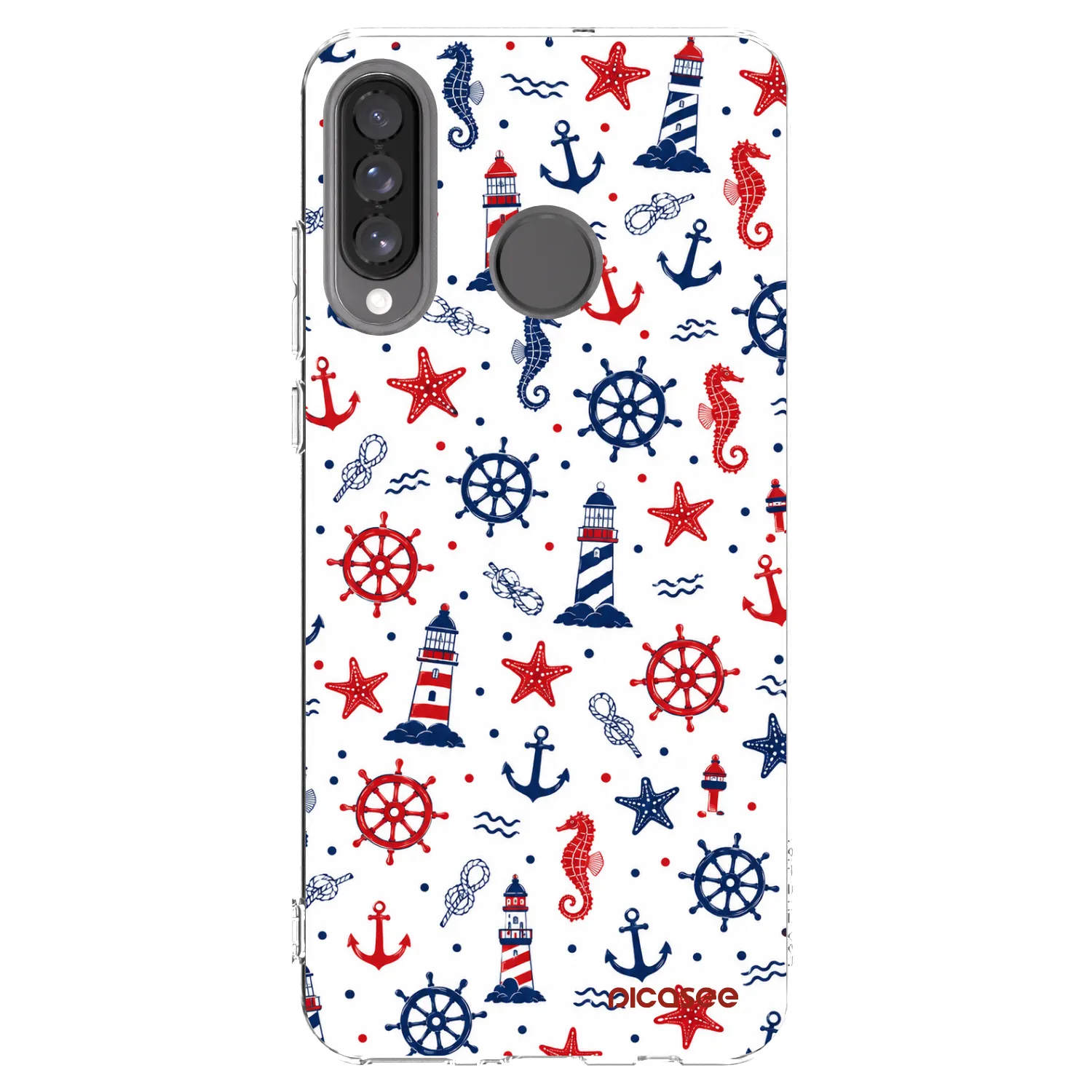 Picasee silikonowe przeźroczyste etui na Huawei P30 Lite - Sailor Vibes