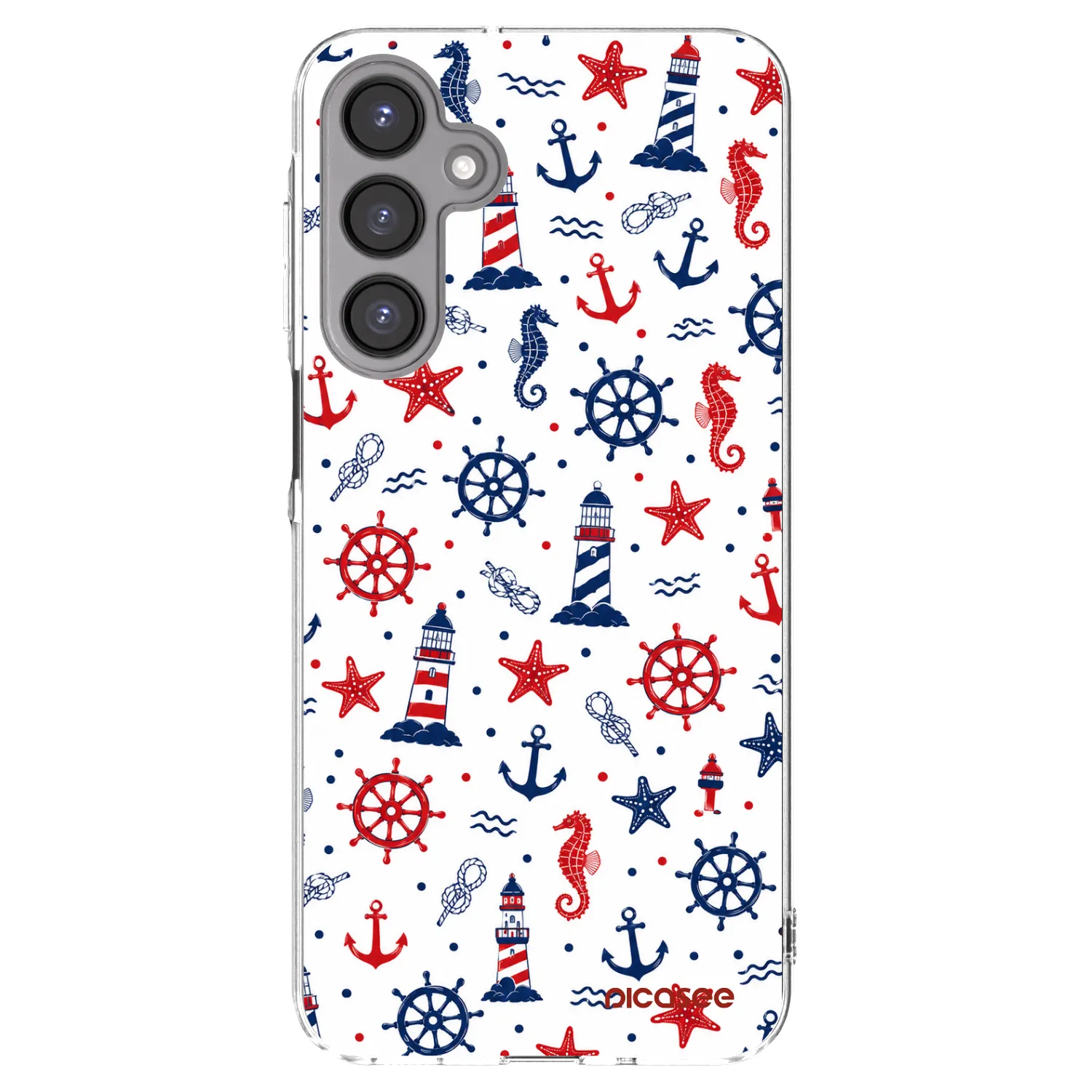 Picasee silikonowe przeźroczyste etui na Samsung Galaxy A16 4G - Sailor Vibes
