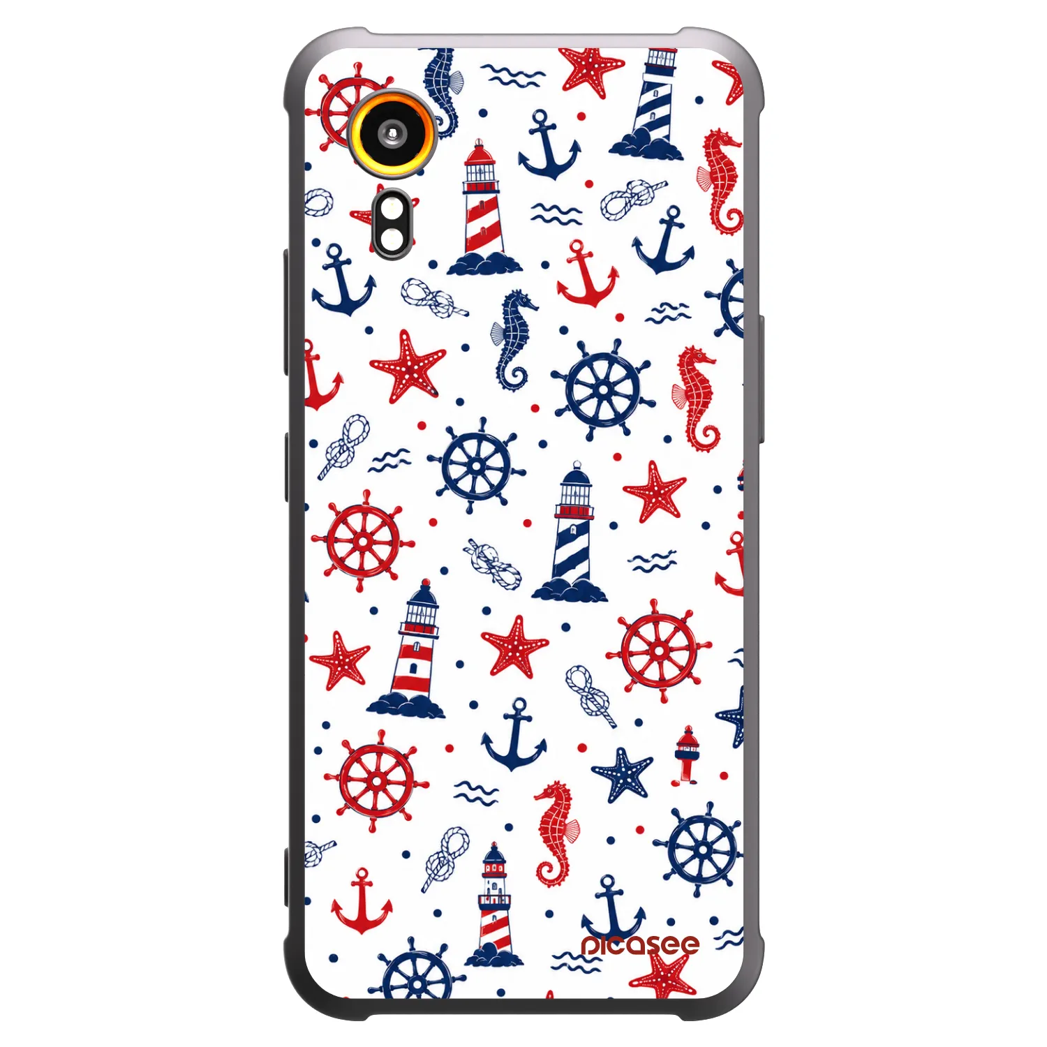 Picasee silikonowe czarne etui na Samsung Galaxy Xcover 7 - Sailor Vibes