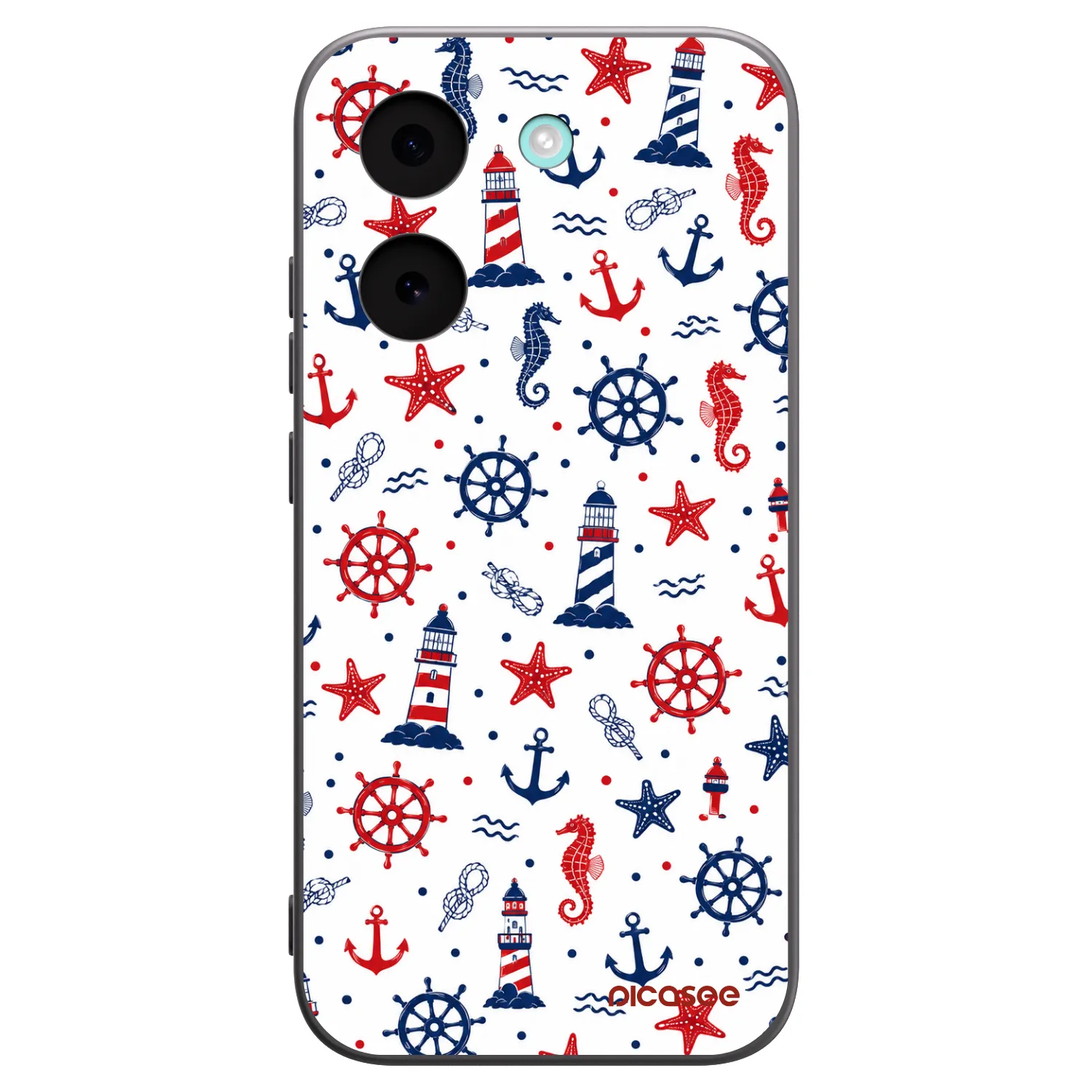 Picasee silikonowe czarne etui na Xiaomi Poco X8 Pro - Sailor Vibes