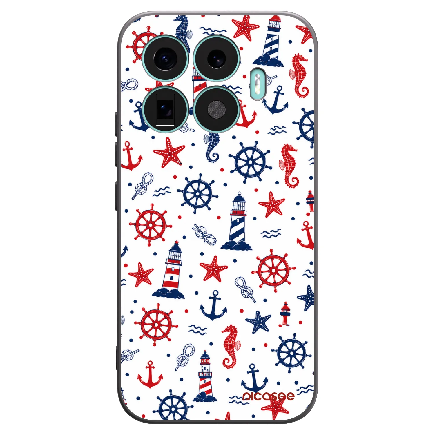 Picasee silikonowe czarne etui na Xiaomi 17T - Sailor Vibes