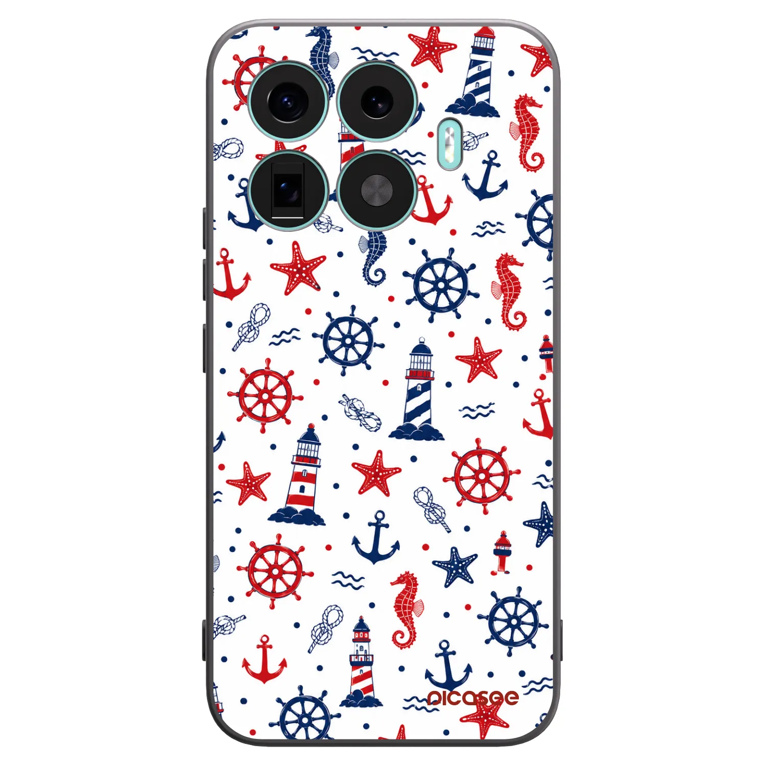 Picasee silikonowe czarne etui na Xiaomi 17T Pro - Sailor Vibes