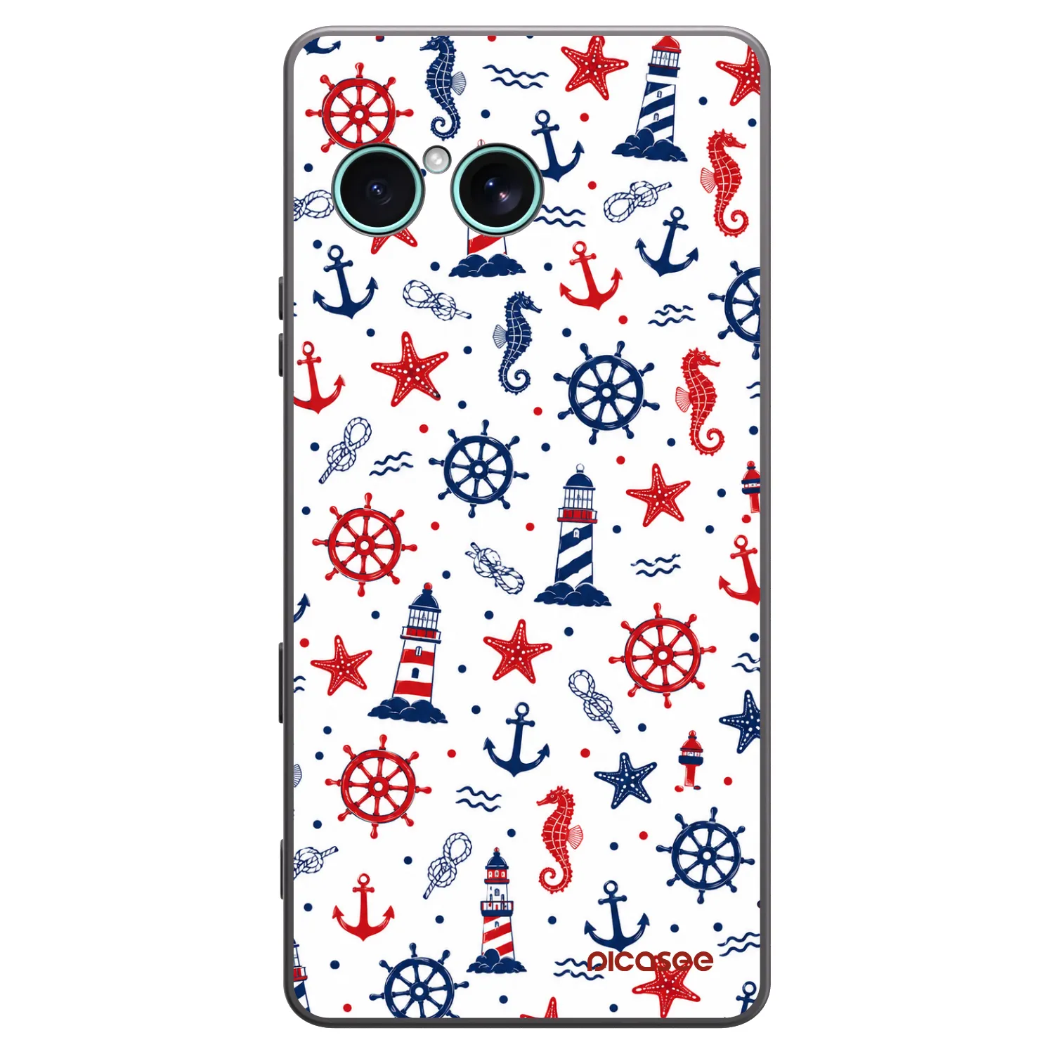 Picasee silikonowe czarne etui na Sony Xperia 10 VII - Sailor Vibes