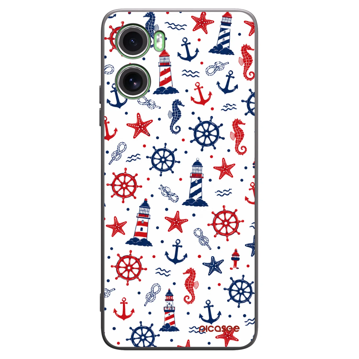 Picasee silikonowe czarne etui na Motorola Moto G06 - Sailor Vibes