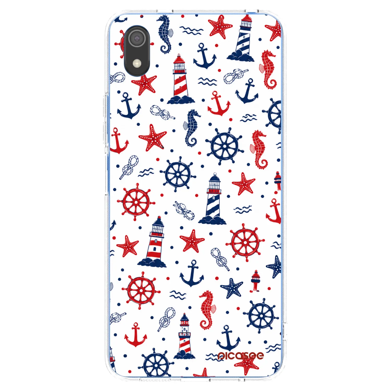 Picasee silikonowe przeźroczyste etui na Xiaomi Redmi 7A - Sailor Vibes