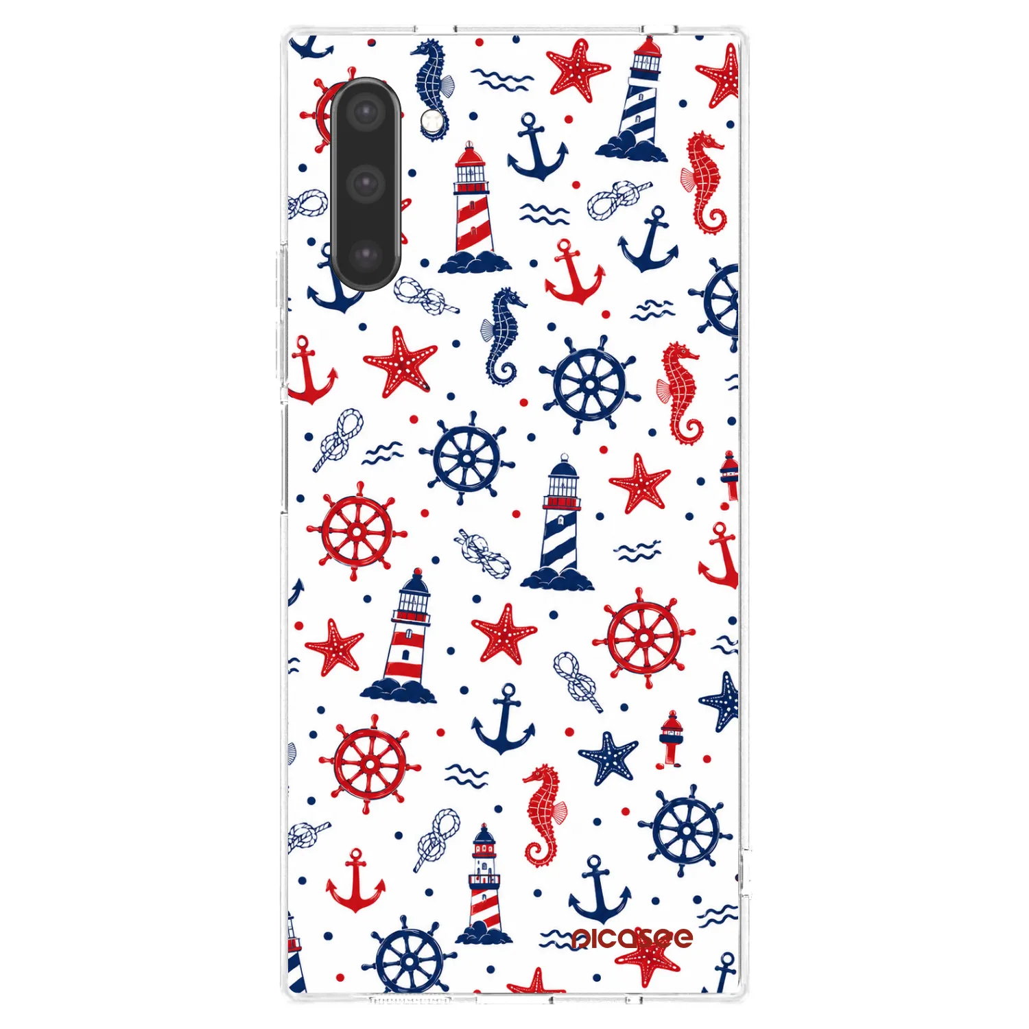 Picasee silikonowe przeźroczyste etui na Samsung Galaxy Note 10 N970F - Sailor Vibes
