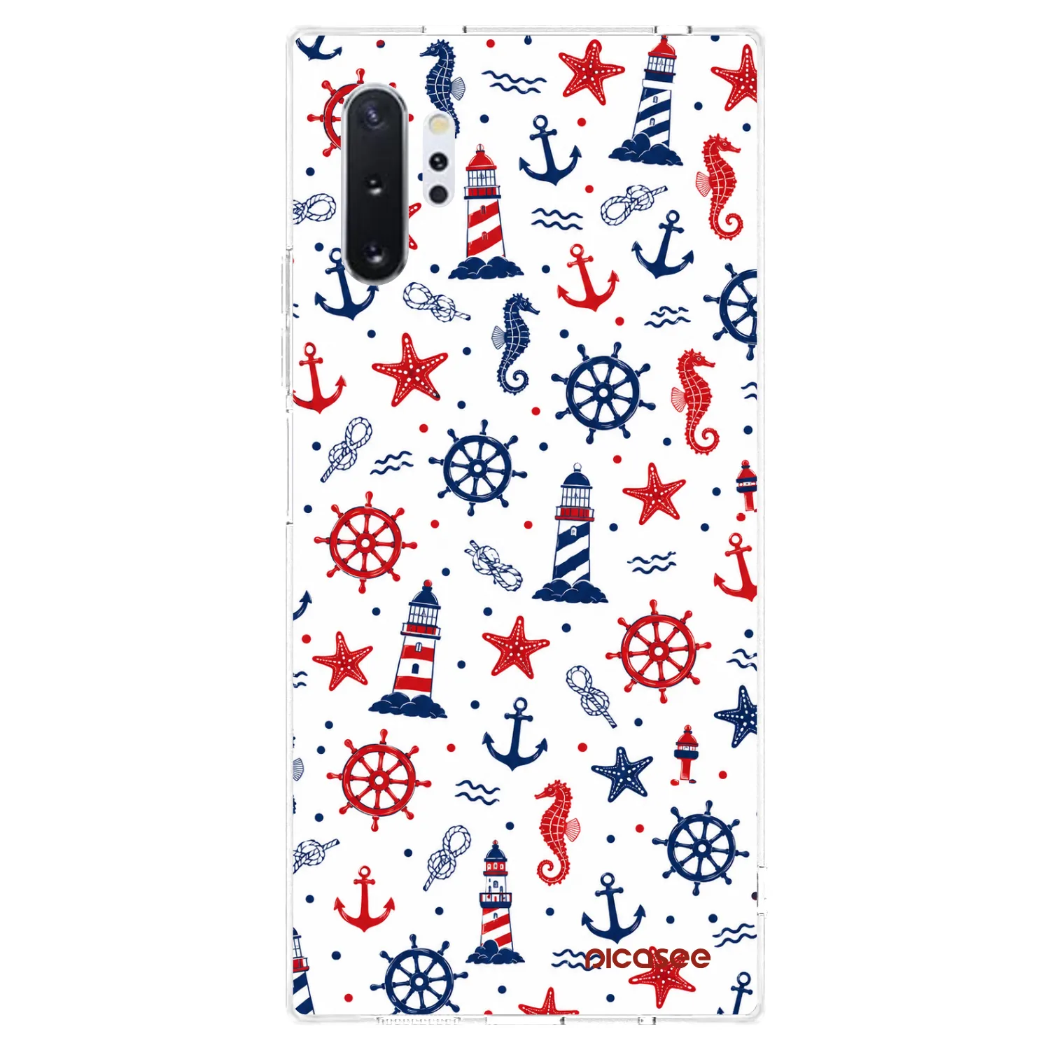Picasee silikonowe przeźroczyste etui na Samsung Galaxy Note 10+ N975F - Sailor Vibes