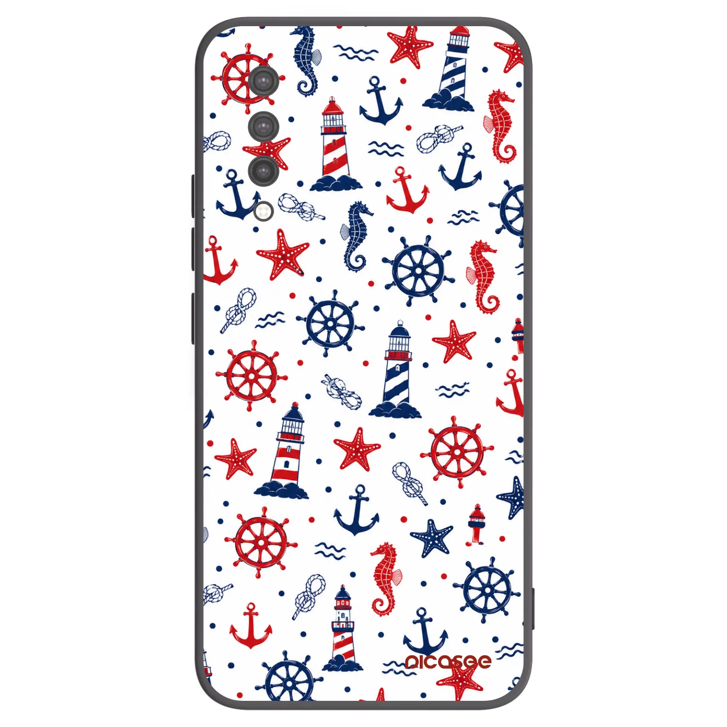 Picasee silikonowe czarne etui na Xiaomi Mi 9 Lite - Sailor Vibes