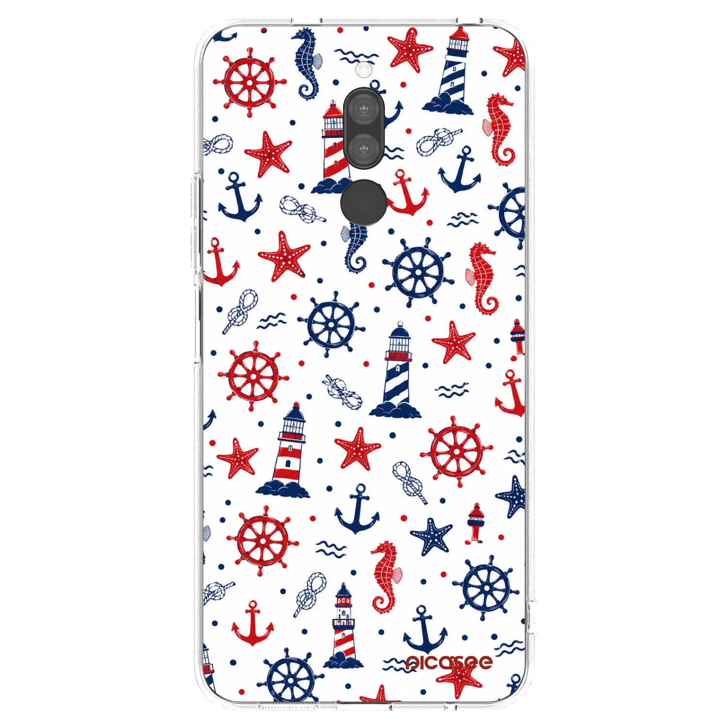 Picasee silikonowe przeźroczyste etui na Xiaomi Redmi 8 - Sailor Vibes