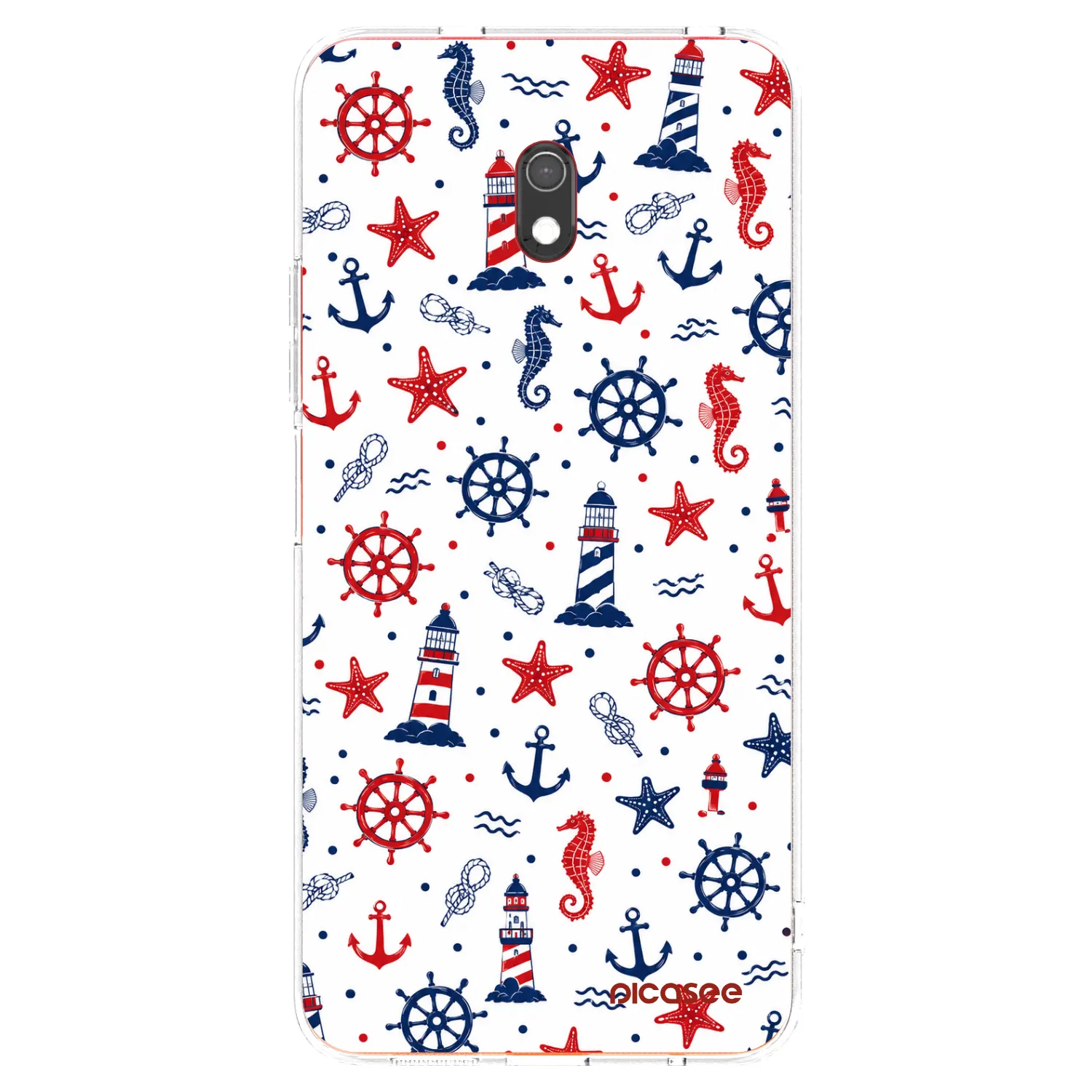 Picasee silikonowe przeźroczyste etui na Xiaomi Redmi 8A - Sailor Vibes