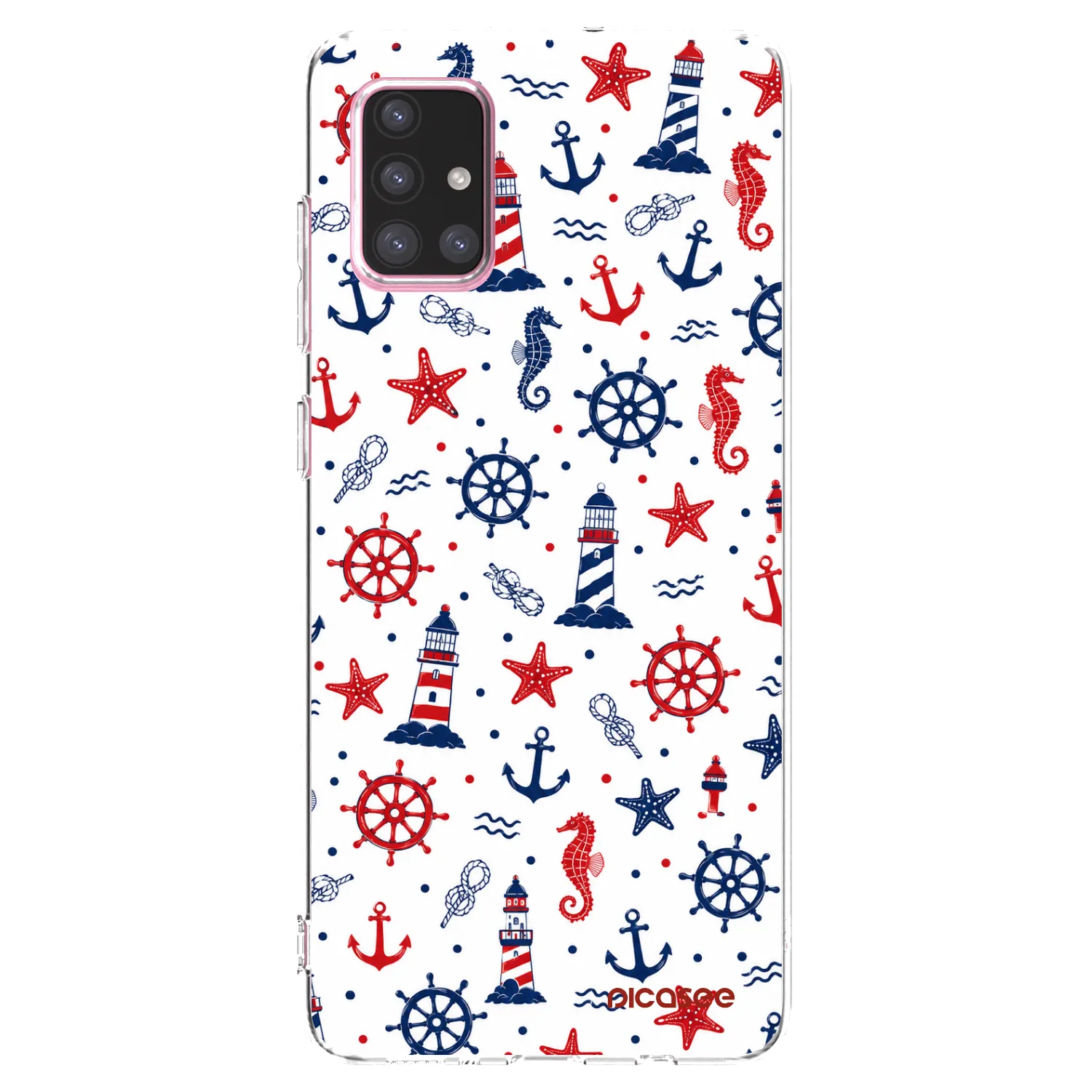 Picasee silikonowe przeźroczyste etui na Samsung Galaxy A71 A715F - Sailor Vibes