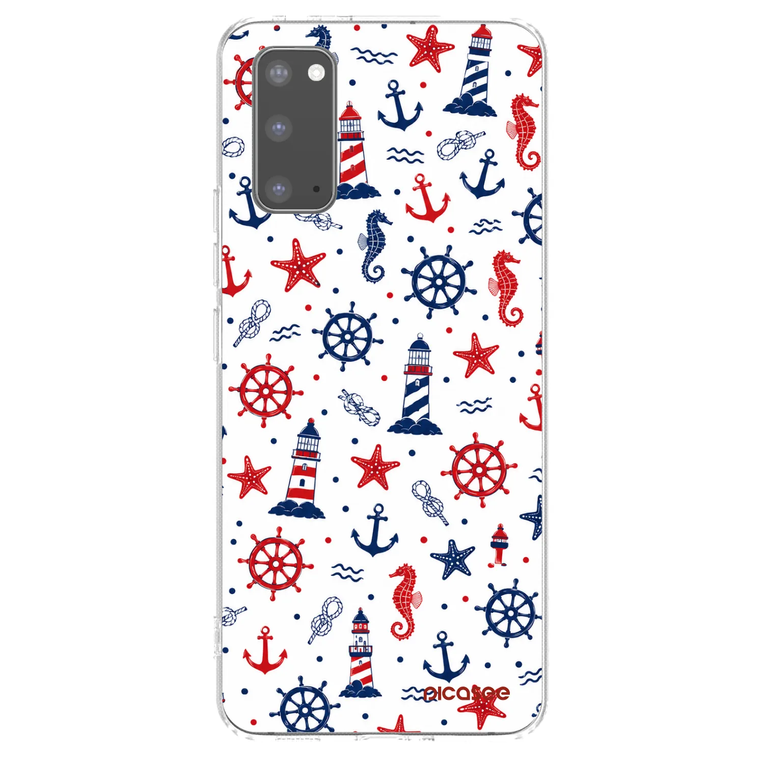 Picasee silikonowe przeźroczyste etui na Samsung Galaxy S20 G980F - Sailor Vibes