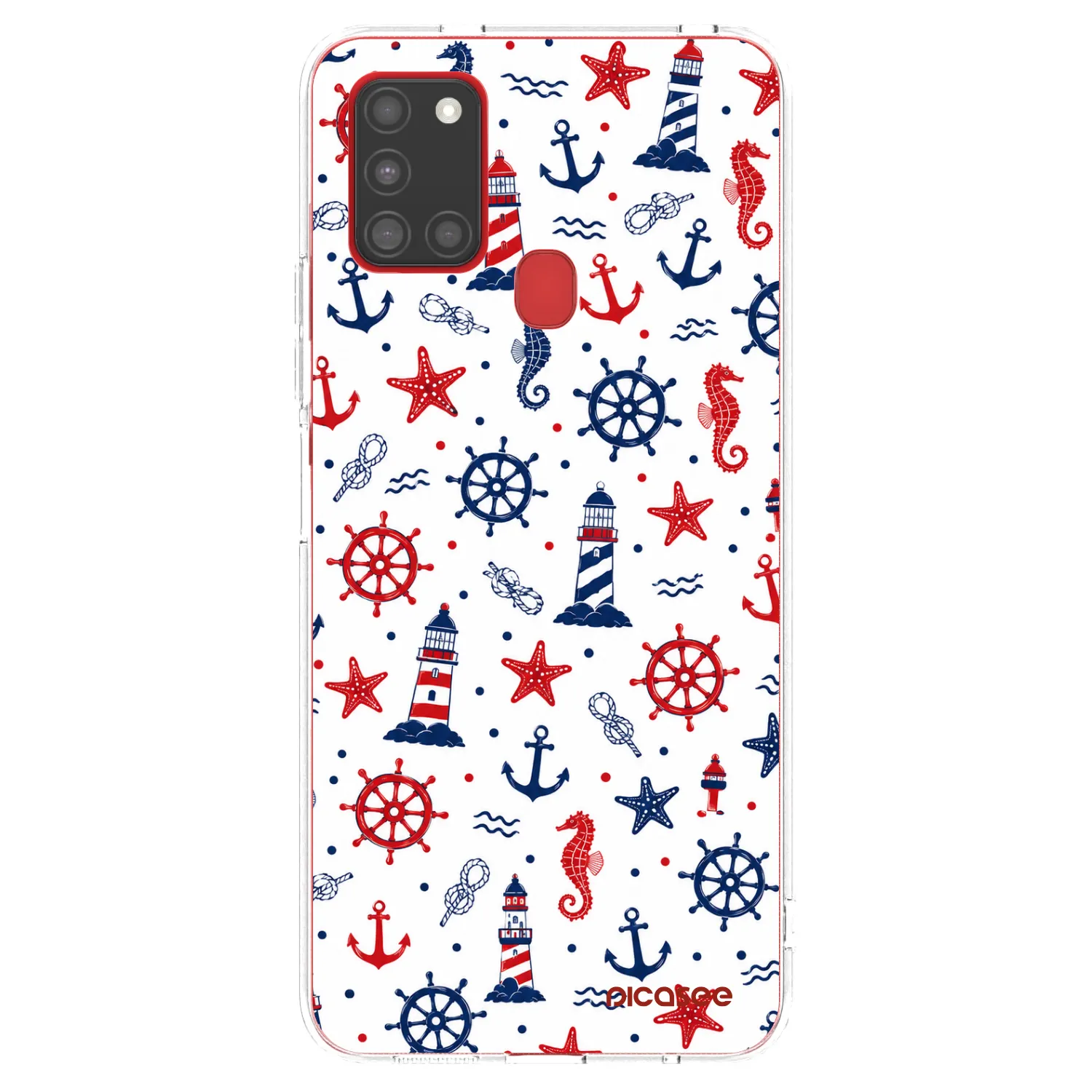 Picasee silikonowe przeźroczyste etui na Samsung Galaxy A21s - Sailor Vibes