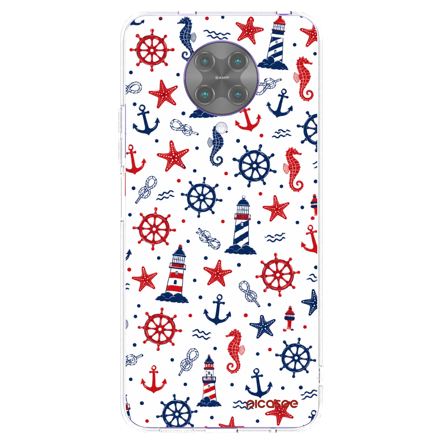 Picasee silikonowe przeźroczyste etui na Xiaomi Poco F2 Pro - Sailor Vibes