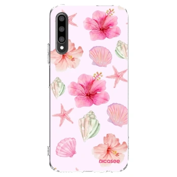 Picasee silikonowe przeźroczyste etui na Honor 9X Pro - Blush Lagoon
