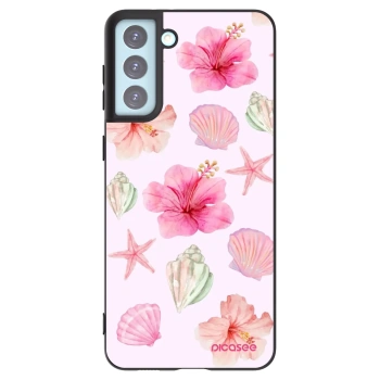 Picasee silikonowe czarne etui na Samsung Galaxy S21+ 5G G996F - Blush Lagoon