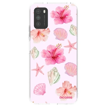 Picasee silikonowe przeźroczyste etui na Xiaomi Poco M3 - Blush Lagoon