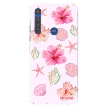 Etui na Motorola Moto G8 - Blush Lagoon