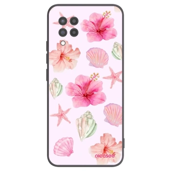 Picasee silikonowe czarne etui na Samsung Galaxy A42 A426B - Blush Lagoon