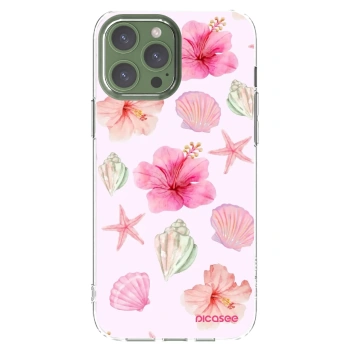 Picasee silikonowe przeźroczyste etui na Apple iPhone 13 Pro Max - Blush Lagoon