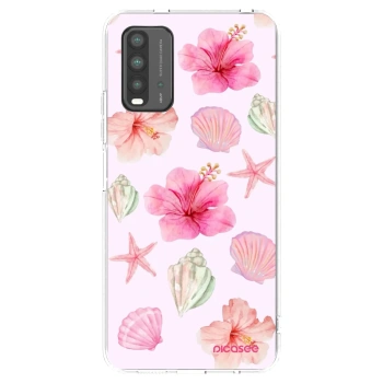 Picasee silikonowe czarne etui na Xiaomi Redmi 9T - Blush Lagoon