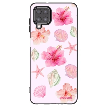 Picasee silikonowe czarne etui na Samsung Galaxy M12 M127F - Blush Lagoon