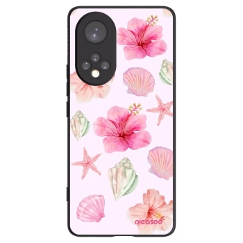 Picasee silikonowe czarne etui na Huawei Nova 9 - Blush Lagoon