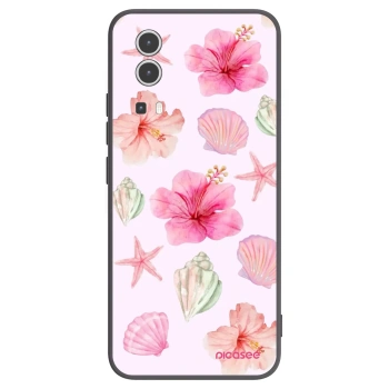 Picasee silikonowe czarne etui na Vivo Y72 5G - Blush Lagoon