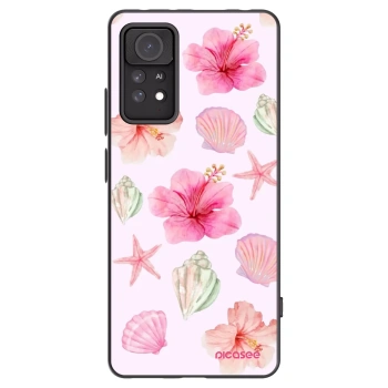 Picasee silikonowe czarne etui na Xiaomi Redmi Note 11 Pro 5G - Blush Lagoon