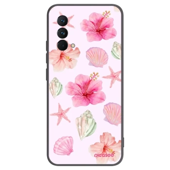 Picasee silikonowe czarne etui na Realme GT Master Edition 5G - Blush Lagoon