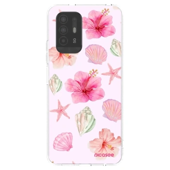 Picasee silikonowe przeźroczyste etui na OPPO A94 5G - Blush Lagoon