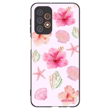 Picasee silikonowe czarne etui na Samsung Galaxy A23 A236B 5G - Blush Lagoon