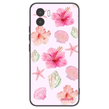 Picasee silikonowe czarne etui na Xiaomi Redmi A1 - Blush Lagoon