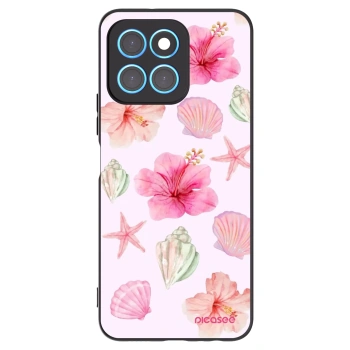 Picasee silikonowe czarne etui na Honor X8 5G - Blush Lagoon