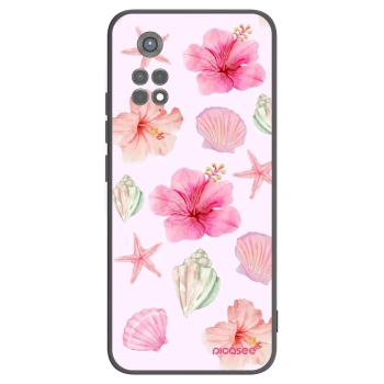 Picasee silikonowe czarne etui na Xiaomi Redmi Note 11S 5G - Blush Lagoon