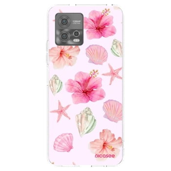 Picasee silikonowe przeźroczyste etui na Motorola Moto G72 - Blush Lagoon