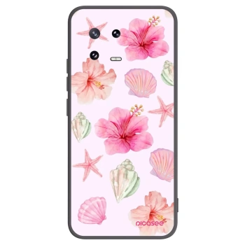 Picasee silikonowe czarne etui na Xiaomi 13 Pro - Blush Lagoon