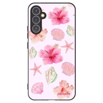 Picasee silikonowe czarne etui na Samsung Galaxy A34 5G A346B - Blush Lagoon
